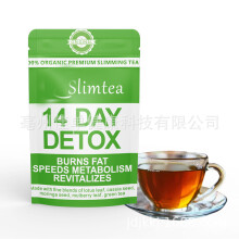 Té De Desintoxicación De La Desintoxicación Del Peso De La Barriga Plana De 14 Días