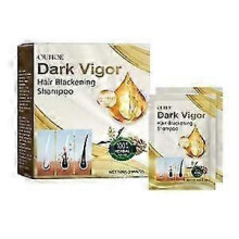 OUHOE dark hair shampoo, smooth and nourishing hair roots to improve dry and frizzy dark hair hair s
