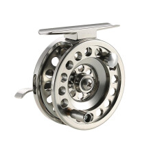 (BLD 50, One size) Fly Fishing Reel Right Handed Aluminum Alloy Smooth Ice Fishing Reels Fly Reels Fishing Accessories