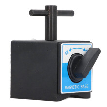 (As show, One size) Magnetic Base Stand for Test Dial Indicator M6 Thread Switch Type Magnetic Holder 60kg Suction Force