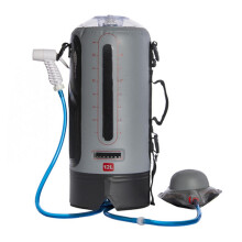(FW2085, One size) Water Bag Collapsible Water Container 12L/20L Portable Camping Shower Bag Water Bag with Air Pump fo
