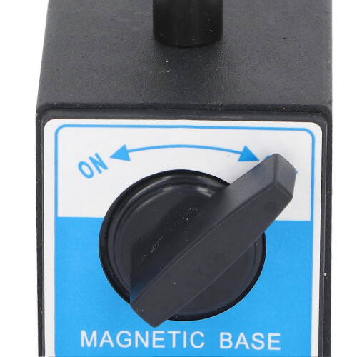 (As show, One size) Magnetic Base Stand for Test Dial Indicator M6 Thread Switch Type Magnetic Holder 60kg Suction Force 1