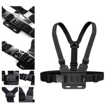 (As show, One size) Action camera chest strap, double shoulder straps, action camera chest fixed camera stabilizer brack