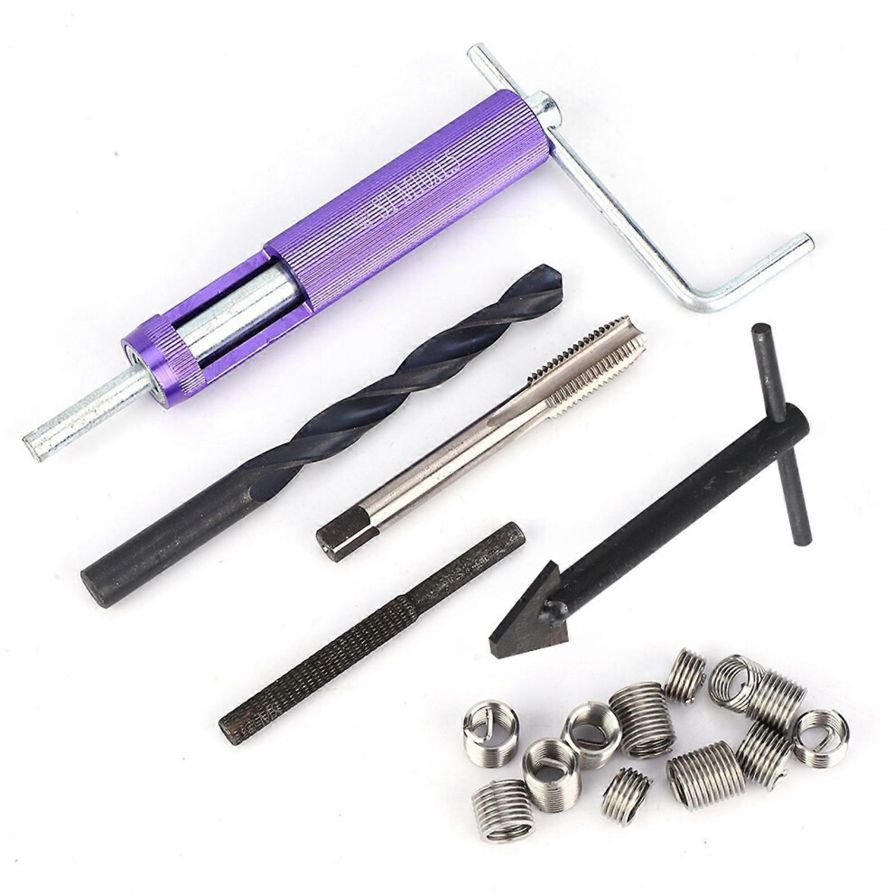 (As Show, One Size) M10 X 1.25 Thread Repair Insert Kit 12Pcs Screw Sleeve 1D 1.5D 2D(M10 ) 6909775961261
