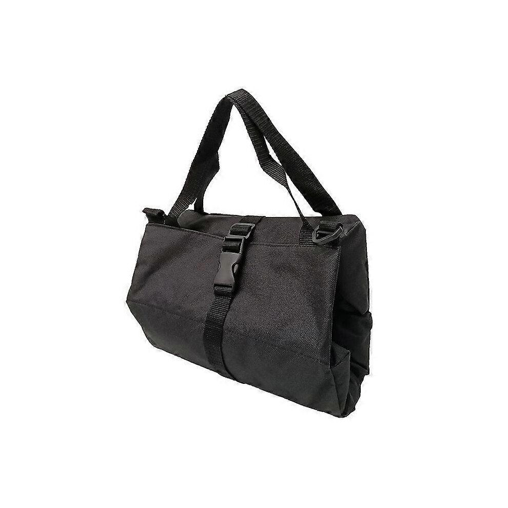 (As Show, One Size) Portable Roll Up Bag With Buckle Oxford Cloth Hanging Tool Storage Bag For Hardware Automobile Parts Black 6909775973530