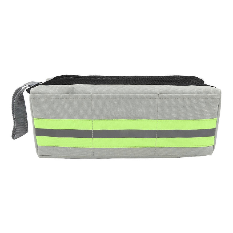(As Show, One Size) Tool Storage Bag With Reflective Strip Double Layer Oxford Cloth Bag For Organizing Hardware Tool 6909775972090