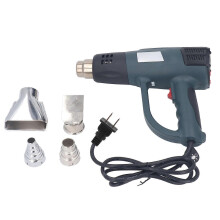 (As show, One size) Heat Gun Soldering Digital 60600 Variable Tempe Control Hot Air Gun Kit with 4 Nozzle for Craft Shrink Tubing Wrapping US Plug 110V