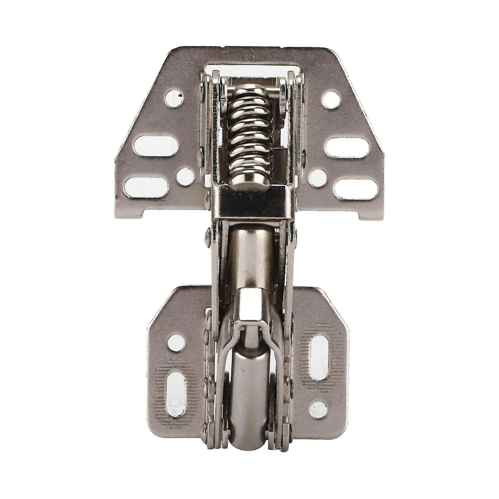 (As Show, One Size) Soft Close Hydraulic Hinge For Frameless Cabinet Doors - 90 Degree Angle, Ideal For Wardrobes And Bo 6909775729090