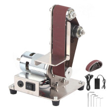 (As show, One size) 775 Multifunctional Grinder Mini Electric Belt Sander DIY Polishing Grinding Machine 110240VEU Plug
