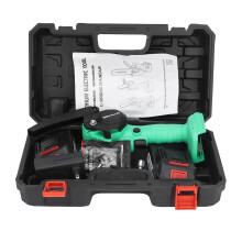 (As show, One size) Electric Power Chain Saw 6 Inch Multifunctional Lithium Battery Handheld Small Chain Saw 100240V