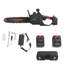 (As show, One size) Cordless Battery Chainsaw Integrated 12 Inch Rechargeable Lithium Battery Operated Chainsaw 240V