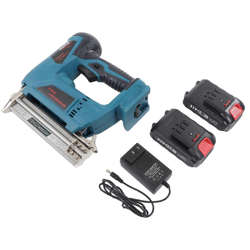 (As Show, One Size) Cordless Nail Gun Battery Powered Humanized Brad Nailer For Furniture Decoration Woodworking 100 6909775970744
