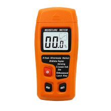 (As show, One size) Digital Wood Moisture Meter Pin Type LCD Backlit Portable Wood Moisture Tester 4 Modes Switchable wi