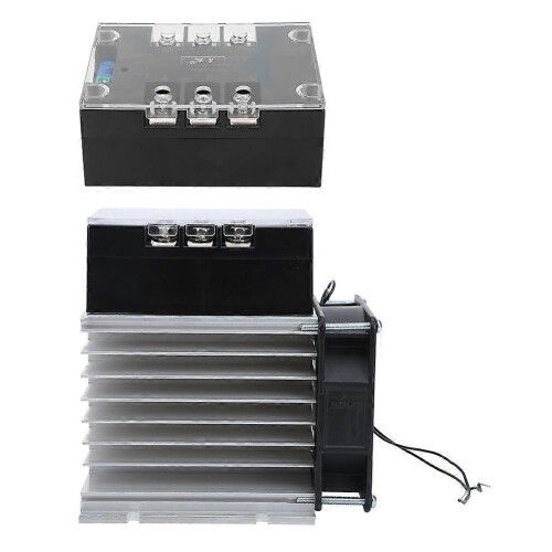 (As show, One size) Soft Start Controller Motor Start Module 3 Phase Motor Accessories Brass Bottom for Fans(Module Radiator )