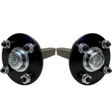 Naaf &amp; fusee, Quad &amp; ATV Aanhangwagen 4 Stud 4 Inch PCD 35x35mm 750kgs (set van 2)