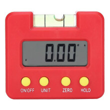 (As show, One size) Mini Digital Inclinometer with Level Gauge Magnetic Angle Finder Ruler Protractor