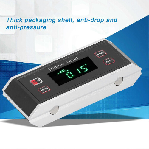 (As show, One size) Digital Level Protractor Inclinometer Angle Meter Cube Gauge Strip Type Inclination Box 2