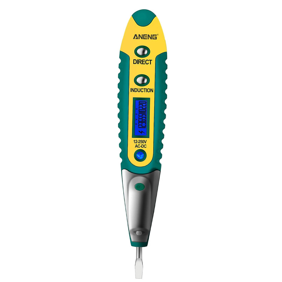 (As Show, One Size) Aneng Testing Pen Vd700 Ac/Dc 12-250V Lcd Digital Display Voltage Test Pen Voltage Tester Electric S 6909775571750