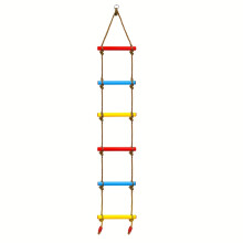 (Style A) 1pc Outdoor Youngsters' Climbing Ladder, PE Material, Non-Textile, Connecting Strap Design, Ideal for Indoor & Outdoor Use