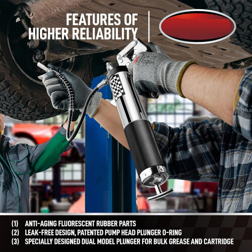 Heavy Duty Professional Pistol Grip Grease Gun 2