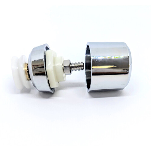 1 x Shower Door Roller/Rollers/Runners Wheel Diameter 19mm Chrome MS2 1