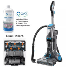 Powersonic 2 in 1 Dual Purpose Carpet Washer & Spot Cleaner Machine Twin Rollers