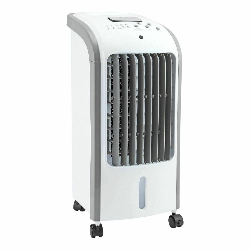 Portable Air Cooler with Remote 3-Speed, Ice & Humidifier