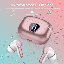 Wireless Earbuds, Bluetooth 5.4 Headphones HiFi Stereo, Bluetooth Earbuds with ENC Noise Cancelling Mic, IP7 Waterproof