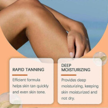 OUHOE skin darkening care liquid summer outdoor beach tanning bronze skin gentle moisturizing darken