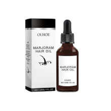 OUHOE marjoram hair oil, moisturizing, repairing dry and frizzy hair, smooth and thick hair essence