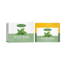 Ouhoe Mint Lemon Solid Soap Gentle Cleansing Body Moisturizing Skin Handmade Essential Oil Nourishing Bath Soap