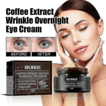 OUHOE 1/2/3Pcs Coffee Extract Anti-wrinkle Overnight Eye Cream Anti
