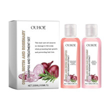 Ouhoe Onion Biotin Rosemary Shampoo Set Nourishes Roots Scalp Shine Hair Care And Cleanses Hair