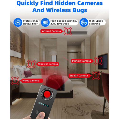 Hidden Camera Detector,Hidden Devices Detector,Infrared Camera Sweeper 1