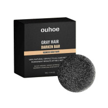 Ouhoe Black Hair Soap Black Hair Massage Moisturizing Hair Black Hair Soap Black Hair Cleaning Care Soap