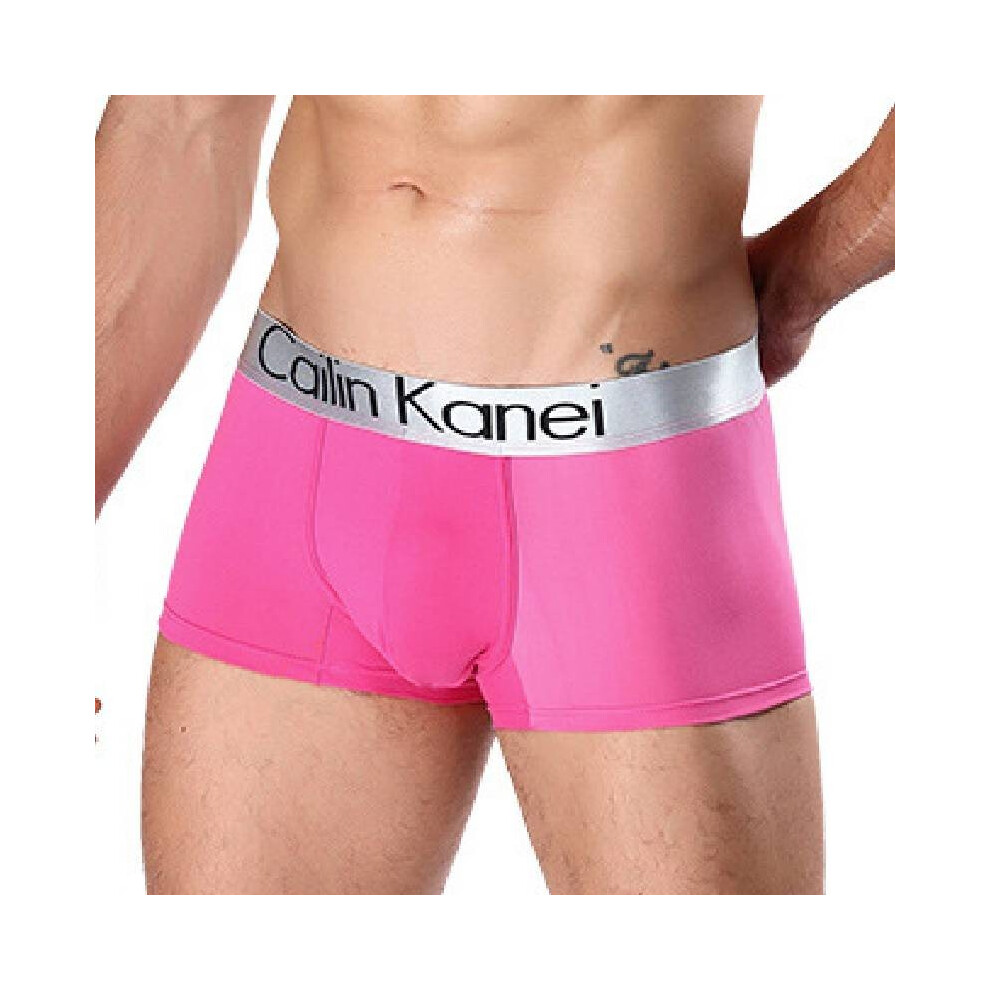 (Pink,M)Boxer homme Cailin Kanei pur coton doux et confortable quatre tailles