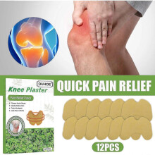 (12pcs) OUHOE mugwort knee joint patch warm compress ginger patch neck, shoulder, waist and leg pain knee joint patch-8234788268990