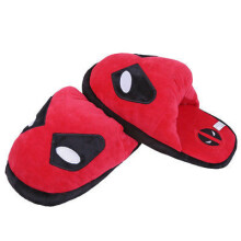 (Deadpool)New Batman Superman Deadpool Plush Warm Fashion Home Slippers Shoes