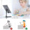 (Pink) Universal Stand for Phones & Tablets, Adjustable & Foldable 8