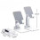 (Black) Universal Stand for Phones & Tablets, Adjustable & Foldable 11