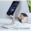 (White) Universal Stand for Phones & Tablets, Adjustable & Foldable 10
