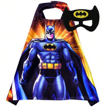 (P-B-06, 70cm X 70cm) Disney Marvel Masquerade Frozen Mask Cape Cloak Anime Spider Man Batman Cloak Action Figure Marvel Toys Cosplay Child Party Gif