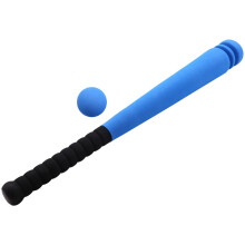 Taco de beisebol de espuma com conjunto de brinquedos para crianças de 3 a 5 anos, azul