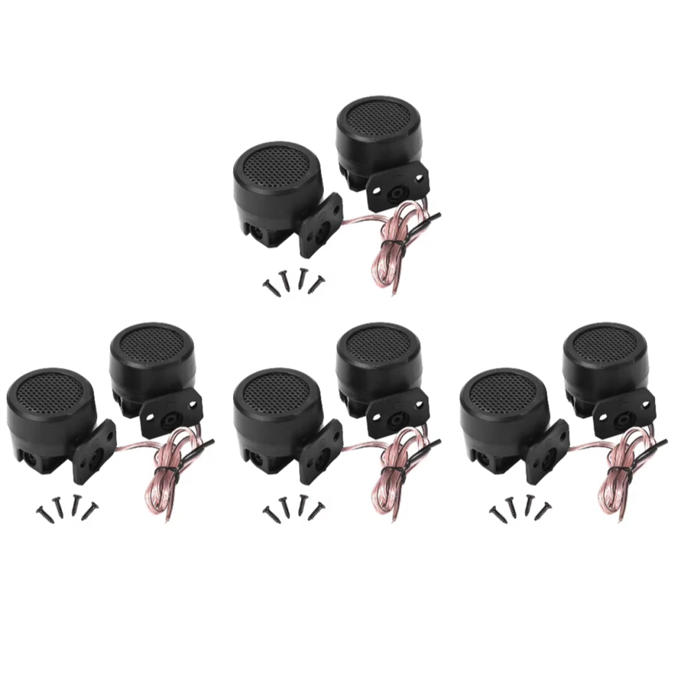 4Pair 91Db Universal Automotive Audio Speakers 12V 500W Super Power Sound Loud Dome Car Tweeters Black 4852966745695