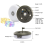 2Pack Camping String Lights, 4-in-1 Quick Storage Camp Light, 8Mode 32.8FT Hanging Tent Rechargeable Lamp 8