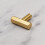 (40mm Pull) Brass Hexagon Cabinet Handle Brushed Gold 8