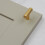 (40mm Pull) Brass Hexagon Cabinet Handle Brushed Gold 7