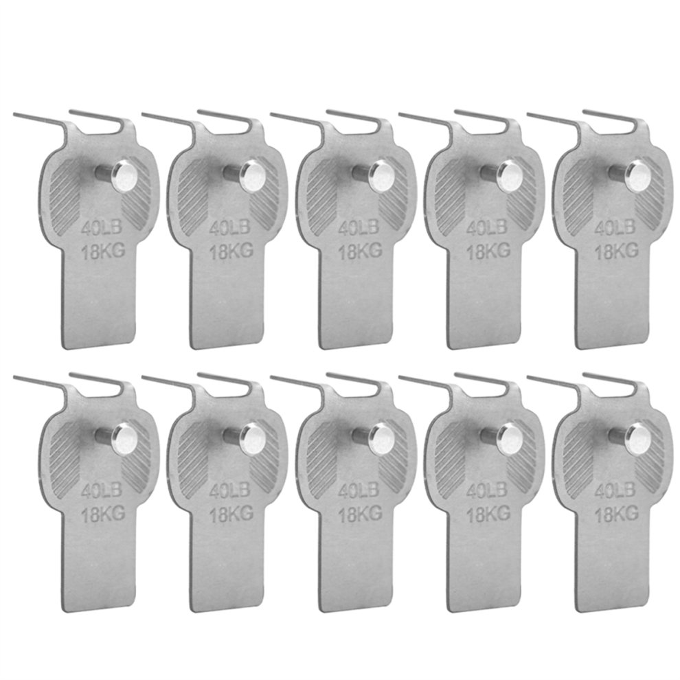 10Pcs 40Lb Large Wall Picture Frame Hangers No Damage Heavy Duty Mirror Photo Poster Painting Hanger Hardware Kit - Claw 4852966752631