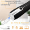 Mousseur à café électrique rechargeable, support en acier inoxydable 4