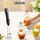 Mousseur à café électrique rechargeable, support en acier inoxydable 7